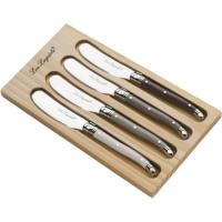Set 4 cuchillos de mantequilla inox, mango multicolor polipropileno, 1,2 mm AMEFA