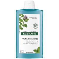 Champú detox anticontaminación a la menta KLORANE, bote 400 ml