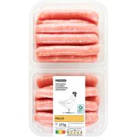 Longaniza de pollo EROSKI, bandeja 575 g