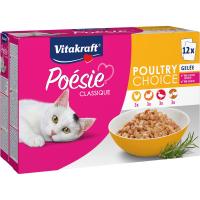 Sobres classic en salsa para gato POESIE, pack 12x85 g