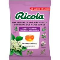 Caramelos flor de sacudo sin azúcar RICOLA, bolsa 70 g