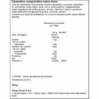 Caramelo de sabor fresa XXL SMINT, caja 105 g