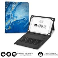 Funda mármol con teclado para tablet de 9,6 a 11" Trendy SUBBLIM