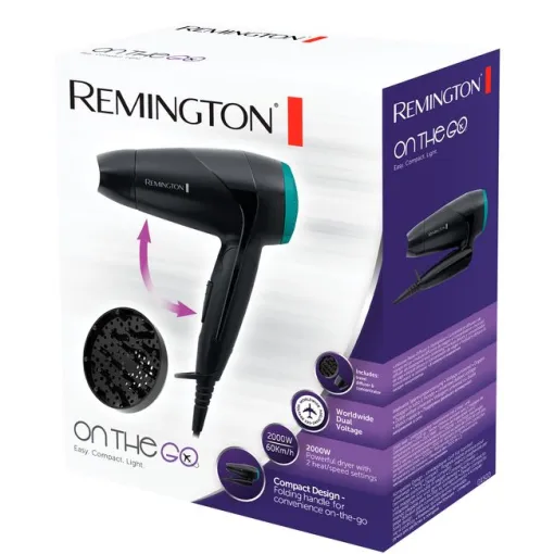 Secador de viaje Compacto, 2000 W, D1500 REMINGTON