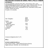 ELPOZO big Frankfurt saltxitxa, sorta 3x200 g