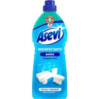Limpiador desinfectante para baños ASEVI, botella 1,1 litros