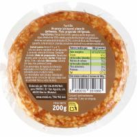 Tortilla sin huevo con cebolla EROSKI VEGGIE, 1 ud, 200 g