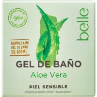 Gel de baño sólido de aloe vera BELLE, pastilla 50 g Gel de baño sólido de aloe vera BELLE, pastilla 50 g