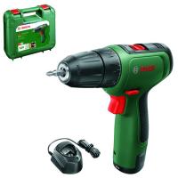 Taladro atornillador 12V, 2 velocidades, incluye maletín y cargador BOSHC, 1 ud