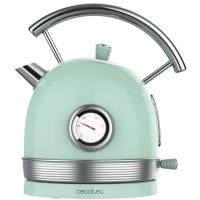 Hervidor verde, 1,8L, 2200W, ThermoSense 420 Vintage CECOTEC