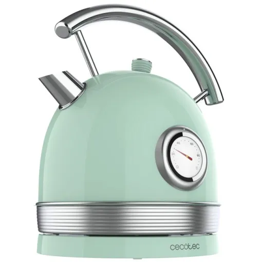 Hervidor verde, 1,8L, 2200W, ThermoSense 420 Vintage CECOTEC Hervidor verde, 1,8L, 2200W, ThermoSense 420 Vintage CECOTEC