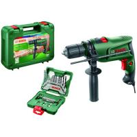 Taladro percutor EasyImpact 630+ X-line, 630W , accesorios y maletín BOSCH, 1 ud