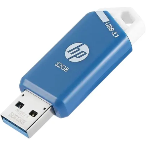 Pendrive negro blanco USB 3.1 de 32 GB x755W HP, pack 3 uds