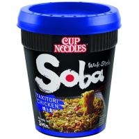 Fideos soba yakitori pollo NISSIN, cup 89 g