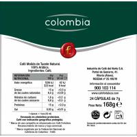 Café Colombia compatible Dolce Gusto FORTALEZA, caja 24 uds