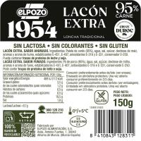 Lacón cocido extra ELPOZO 1954, sobre 150 g
