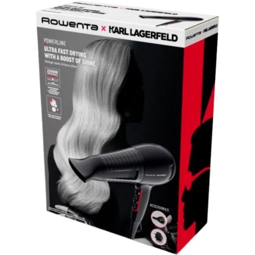 Secador de pelo negro, 2300W, Powerline CV591L ROWENTA