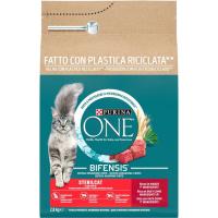 Alimento de buey para gato esterilizado ONE, saco 2,8 kg
