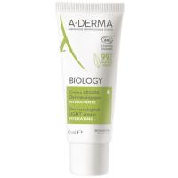 Crema ligera hidratante A-DERMA BIOLOGY, tubo 40 ml