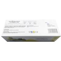 FAMI izozteko zip poltsa bikoitza, kutxa 50 ale