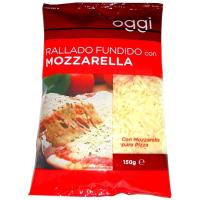 Queso rallado fundido con mozzarella TGT, bolsa 150 g Queso rallado fundido con mozzarella TGT, bolsa 150 g