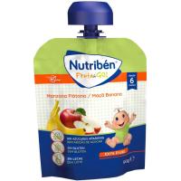 Bolsita de frutas con manzana y plátano NUTRIBEN, bolsa 90 g