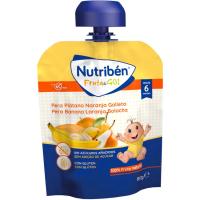 Bolsita de frutas, pera, plátano y galleta NUTRIBEN, bolsa 90 g
