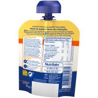 Bolsita de frutas, pera, plátano y galleta NUTRIBEN, bolsa 90 g