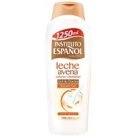 Gel de ducha leche avena INSTITUTO ESPAÑOL, bote 1.250 ml