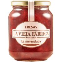 Mermelada de fresas LA VIEJA FABRICA, frasco 800 g