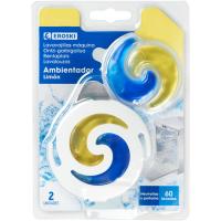 EROSKI ontzi garbigailurako limoizko aire gozagarria, sorta 2 ale EROSKI ontzi garbigailurako limoizko aire gozagarria, sorta 2 ale