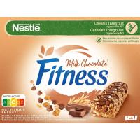 Barrita de chocolate con leche NESTLÉ FITNESS DELICE, caja 135 g