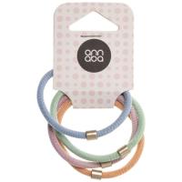 Gomas anchas colores+figuras pequeñas ANNABA, pack 3 uds