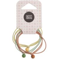 Gomas anchas colores+figuras pequeñas ANNABA, pack 3 uds