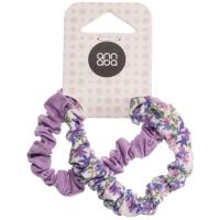 Coletero scrunchie liso+estampado ANNABA, pack 2 uds