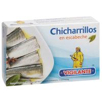 Chicharrillos en escabeche VIGILANTE, lata 120 g Chicharrillos en escabeche VIGILANTE, lata 120 g