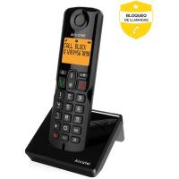 Teléfono inalámbrico negro, S280 ALCATEL