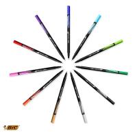 Rotulador de punta fina, 10 colores, Intensity Fine BIC, pack 10 uds