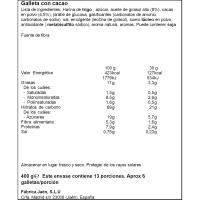 Galleta petit choco FAMILY BISCUITS, paquete 400 g