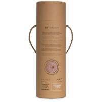 Muselina de bambú natural polvo marron con soles INTERBABY, 120x120 cm