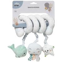Espiral de actividades pulpo gris para silla de paseo INTERBABY