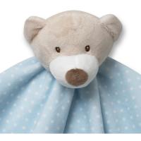 Dudu sonajero osito azul, mantita de apego para bebe, tacto extrasuave INTERBABY