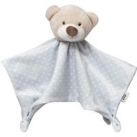 Dudu sonajero osito gris, mantita de apego para bebe, tacto extrasuave INTERBABY