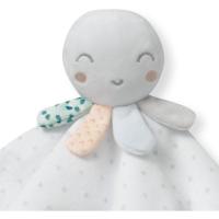 Dudu sonajero pulpo gris, mantita de apego para bebe, tacto extrasuave INTERBABY