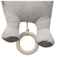 Peluche musical león gris, tacto extrasuave INTERBABY