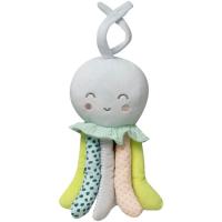 Peluche musical pulpo cabeza gris, tacto extrasuave INTERBABY