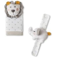 Sonajero manos y pies león, activa el desarrollo visual y auditivo INTERBABY