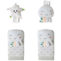 Sonajero manos y pies pulpo, activa el desarrollo visual y auditivo INTERBABY