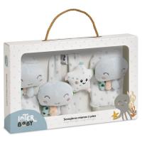 Sonajero manos y pies pulpo, activa el desarrollo visual y auditivo INTERBABY