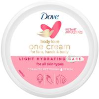 Crema hidratante para todo el cuepo DOVE BODY LOVE, tarro 250 ml Crema hidratante para todo el cuepo DOVE BODY LOVE, tarro 250 ml